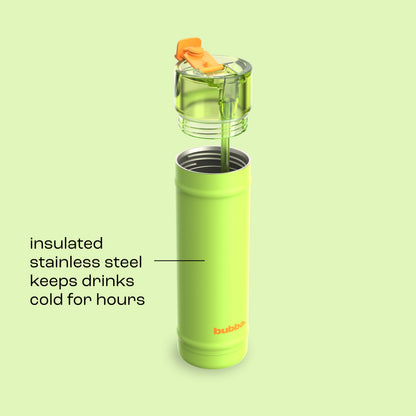 bubba 24 oz DualSip Insulated Stainless Steel Water Bottle - Glow Up - US 7238
