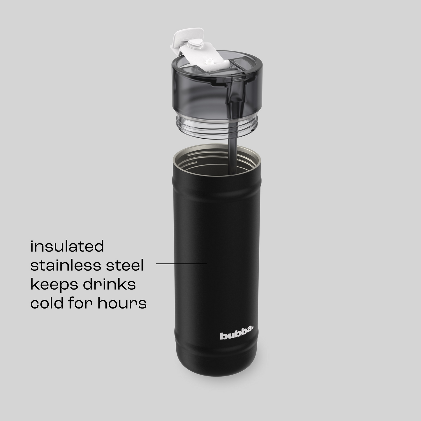 bubba 32 oz DualSip Insulated Stainless Steel Water Bottle - Office Siren - US 1963