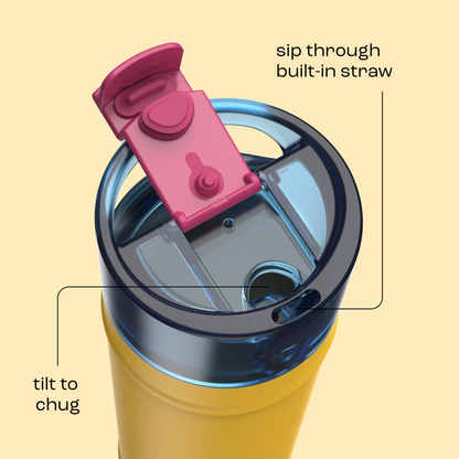 bubba 24 oz DualSip Insulated Stainless Steel Water Bottle - Spirit Week - US 2468