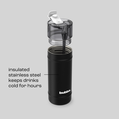 bubba 18 oz DualSip Insulated Stainless Steel Water Bottle -  Office Siren - US 7576