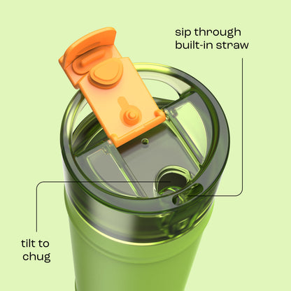 bubba 24 oz DualSip Insulated Stainless Steel Water Bottle - Glow Up - US 7238
