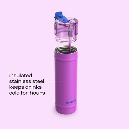 bubba 24 oz DualSip Insulated Stainless Steel Water Bottle - Mood Booster - US 9573