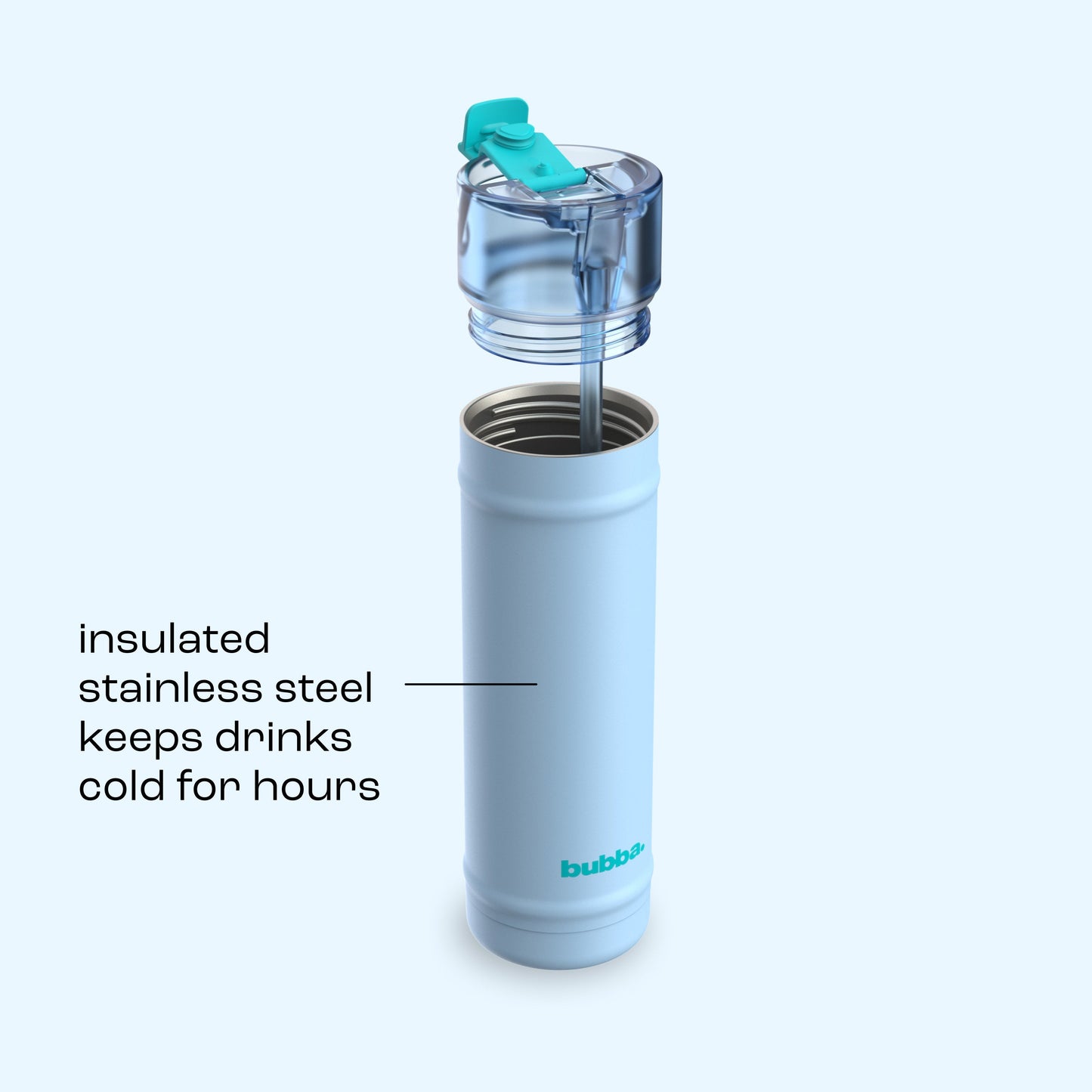 bubba 24 oz DualSip Insulated Stainless Steel Water Bottle - Daydreamin - US 4645