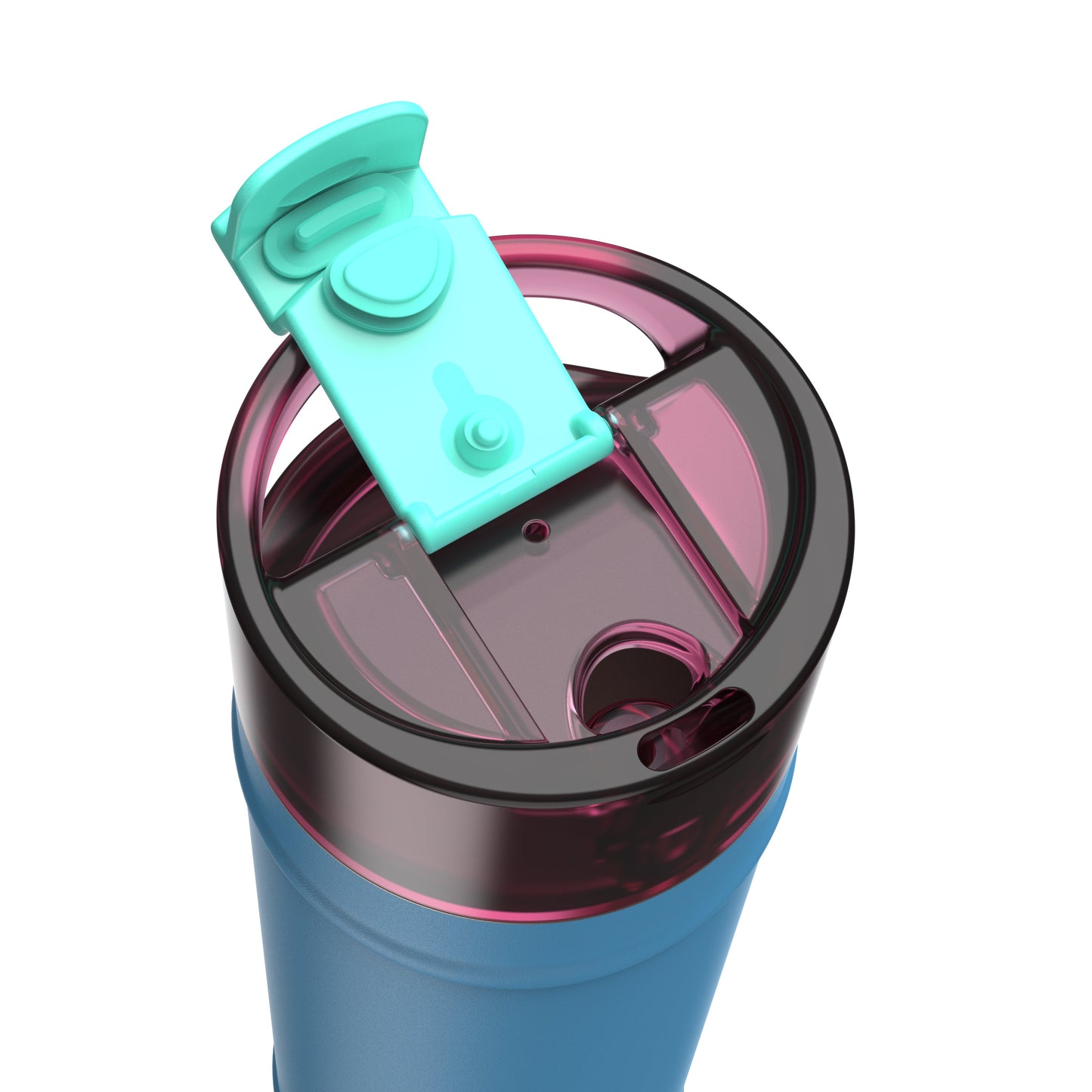 bubba 24 oz DualSip Insulated Stainless Steel Water Bottle - Blue Ribbon - US 1055