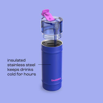 bubba 18 oz DualSip Insulated Stainless Steel Water Bottle - Ocean Energy - US 8621