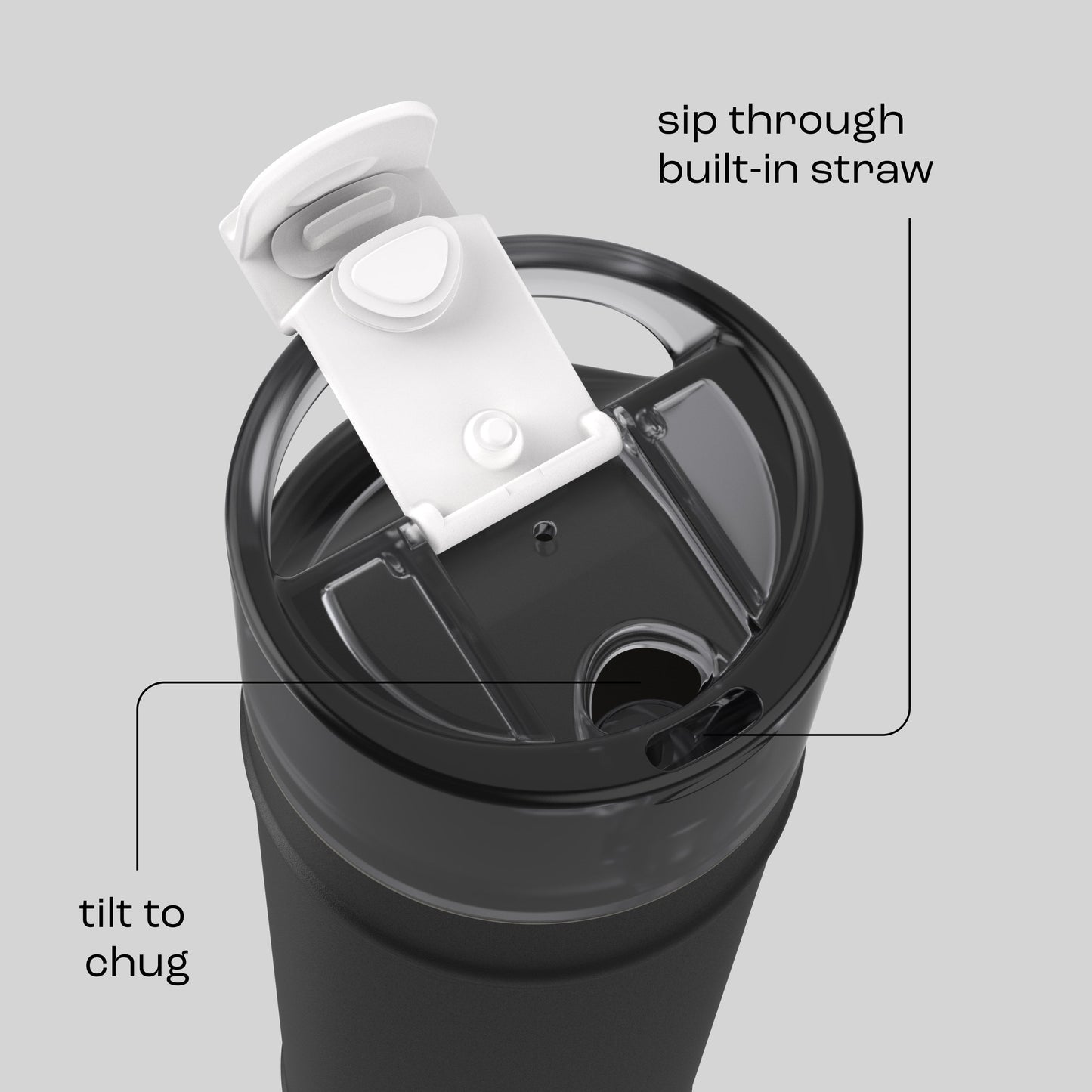 bubba 24 oz DualSip Insulated Stainless Steel Water Bottle - Office Siren - US 9765