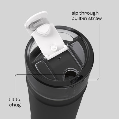 bubba 24 oz DualSip Insulated Stainless Steel Water Bottle - Office Siren - US 9765