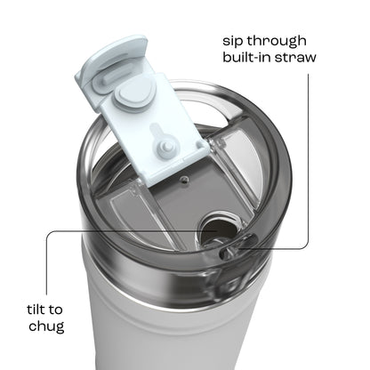 bubba 24 oz DualSip Insulated Stainless Steel Water Bottle - Fresh Kicks - US 8474