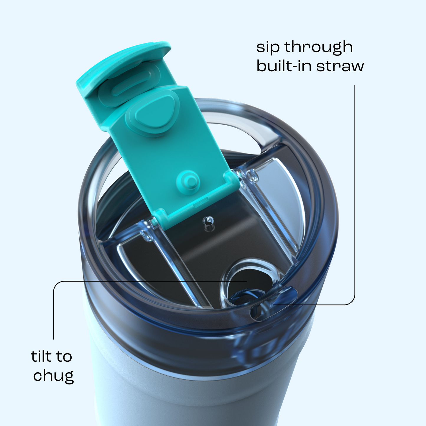 bubba 18 oz DualSip Insulated Stainless Steel Water Bottle - Daydreamin - US 3964
