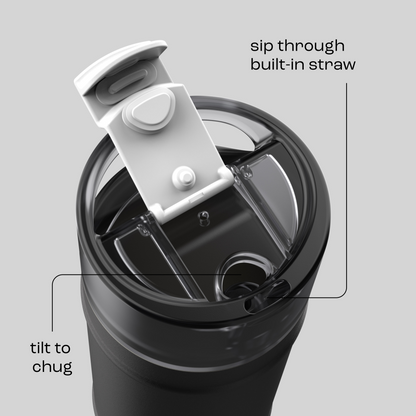 bubba 18 oz DualSip Insulated Stainless Steel Water Bottle -  Office Siren - US 7576