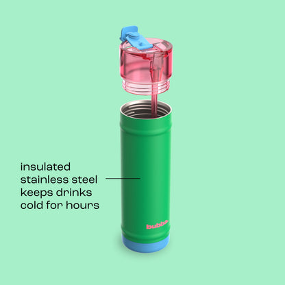 bubba 24 oz DualSip Insulated Stainless Steel Water Bottle - Fresh Serve - US 8432