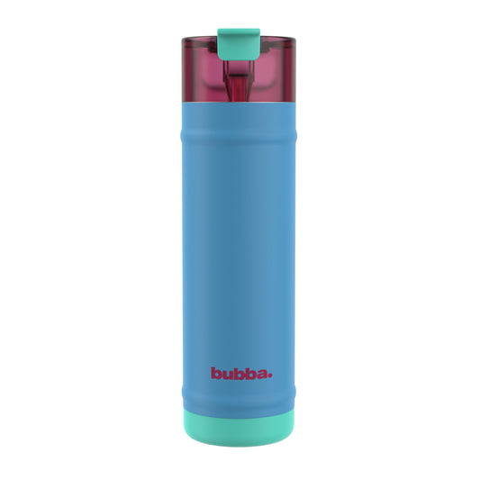 bubba 24 oz DualSip Insulated Stainless Steel Water Bottle - Blue Ribbon - US 1055